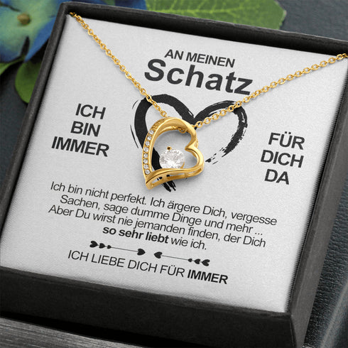 Divesart - Weißgold-Halskette - Für meinen Schatz - 2